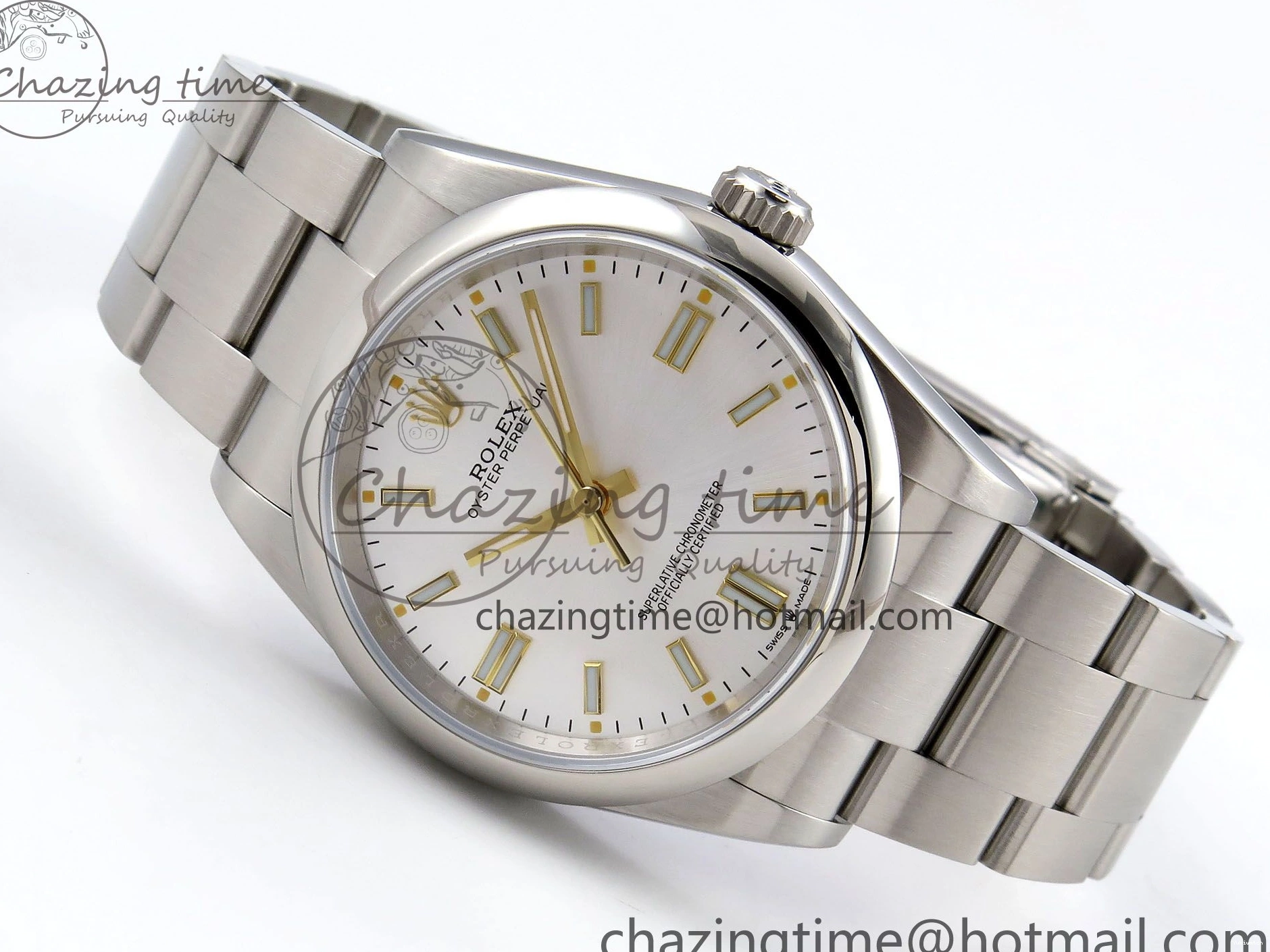 904L Steel 36mm Oyster APF Dial 126000 1:1 Perpetual Silver Best VR3230 Edition 0124